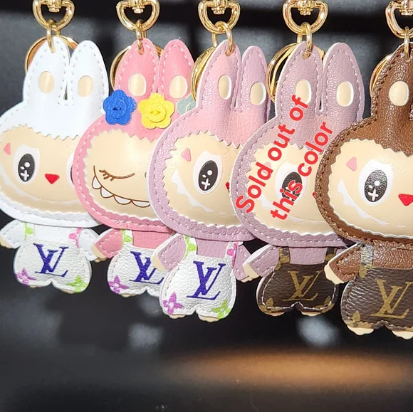 Labubu Leather Keychain - Picture 3 of 7